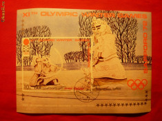 Colita- Olimpiada Sapporo 1971-STATUI ,YEMEN , stampilat foto