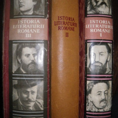 Istoria literaturii romane, volumele I-III, Academia RSR