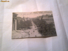 C.P.Paris - Boulevard de la Madeleine - Perspective \ 2 feb.1903 foto