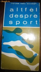 Altfel despre sport, de Mircea Radu Iacoban