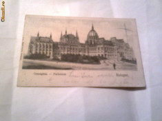 Carte Postala - Orszaghaz-Parlament Circulata 8 iul.1902. foto