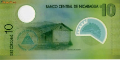 Nicaragua 10 cordobas 2007 unc foto