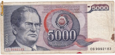 Bancnota Iugoslavia foto