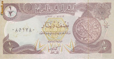 Bancnota Irak 1/2 Dinar 1993 - P78a UNC foto