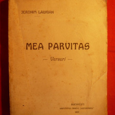 JERONIM LAURIAN - MEA PARVITAS - Versuri -Prima Ed-1921