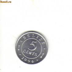 bnk mnd Belize 5 centi 1994 unc