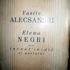 C D Papastate, Vasile Alecsandri si Elena Negri, 1947