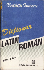 DICTIONAR LATIN-ROMAN de VOICHITA IONESCU foto