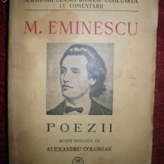M Eminescu, Poezii, editie de A Colorian, Cugetarea