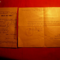 2 ACTE MILITARE EMISE IN 1922 , ROMANIA