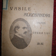 N Zaharia, Vasile Alecsandri Vieata si opera lui, 1919