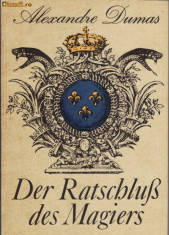 DER RATSCHLUB DES MAGIERS de ALEXANDRE DUMAS (IN LB. GERMANA) foto
