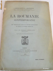 C.D. Mavrodin: AUTOGRAF: La Roumanie Contemporaine 1915 foto