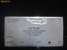 Amplificator TV de banda larga 50-350 MHz foto