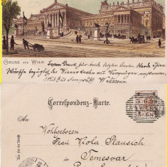 Austria - Viena (litho)-litografie