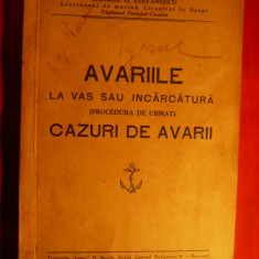 Suvenir de pe VASUL ROMANIA - Cazuri de Avarie - 1933