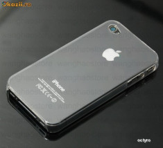 HUSA DE PROTECTIE iPHONE 4 iPHONE 4G - SUPER PRET - iPHONE 4 - HUSA TPU - CLEAR EDITION - DEOSEBITA!! foto