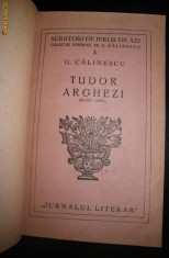 G Calinescu, Tudor Arghezi, studiu critic, 1939