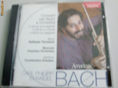 CD ORIGINAL: C.P.E. BACH - CONCERTI PER FLAUTO E ORCHESTRA foto