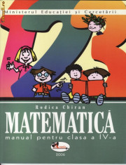 Manual MATEMATICA - CLASA A IV A ED. ARAMIS de R. CHIRAN foto