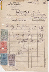 FACTURA 1940- francatura multipla foto