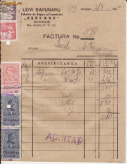 FACTURA 1940- francatura multipla foto