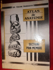 ATLAS DE ANATOMIE - sectiuni membre-de Dr.T.Trandafir foto