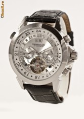 Ceas de lux Calvaneo 1583 Astonia DS, automatic, cu diamante! foto