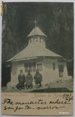 Sinaia - Monastirea din Pestera - Calugari 1900 foto