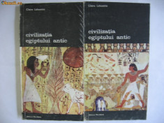 CLAIRE LALOUETTE - CIVILIZATIA EGIPTULUI ANTIC { 2 volume} foto