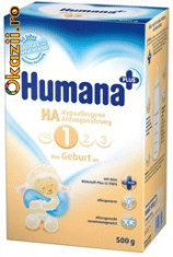 Lapte praf Humana HA1 Transport gratuit foto