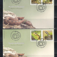 ROMANIA-2011 REPTILE DIN ROMANIA - FDC LP 1887