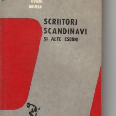 Ovidiu Drimba - Scriitori scandinavi si alte eseuri