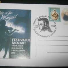 CARTE POSTALA FESTIVALUL MOZART 2010