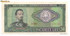 Bancnota 50 lei Romania aUNC foto