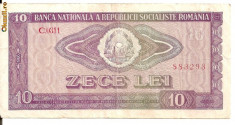 LL bancnota Romania 10 lei 1966 foto