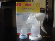 Pompa manual san NUK Sensitive foto