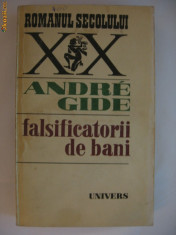 ANDRE GIDE - FALSIFICATORII DE BANI foto