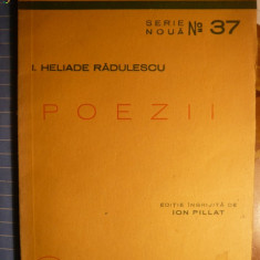 I.HELIADE RADULESCU - POEZII - cca 1940