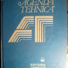 AGENDA TEHNICA GENERALA- Ed.Tehnica -1990