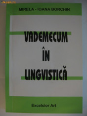 MIRELA-IOANA BORCHIN - VADEMECUM IN LINGVISTICA {2005} foto