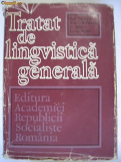 TRATAT DE LINGVISTICA GENERALA {Al.Graur, S. Stati, L.Wald} foto