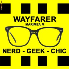 WAYFARER Nerd Geek Ochelari Cu Lentile Transparente Clear Lens M foto