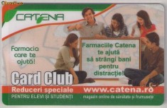 Card fidelitate - farmacia Catena foto
