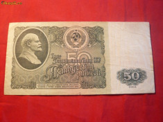Bancnota 50 Ruble 1961 URSS ,cal.medie foto