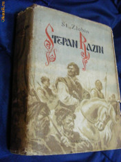 Carte,STEPAN RAZIN de ST.ZLOBIN,ROMAN ISTORIC,Vol I ,1954 foto