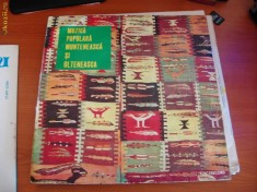 MUZICA POPULARA MUNTENEASCA SI OLTENEASCA VINIL foto