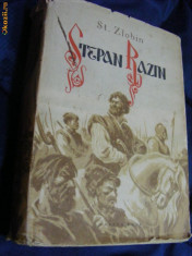 Carte,STEPAN RAZIN de ST.ZLOBIN,ROMAN ISTORIC,Vol II ,1954 foto