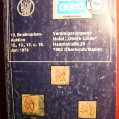 Catalog Filatelic de Licitatie GOTZ 1979