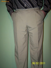 pantaloni stofa WIP&amp;#039;S, bej,SALE 50% OFF foto
